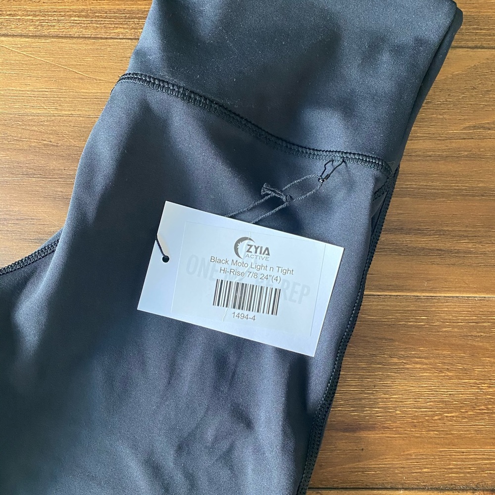 Brand new Zyia Moto leggings